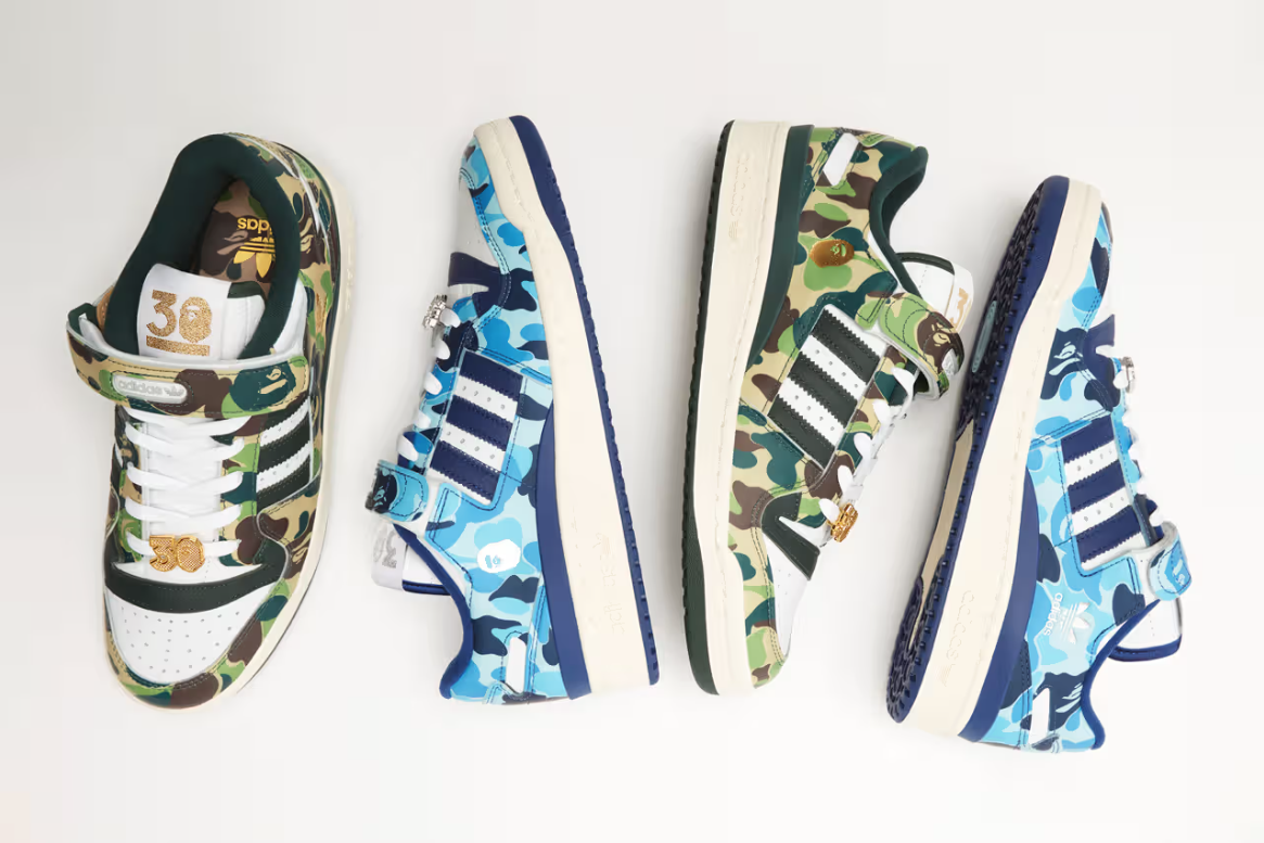 BAPE X ADIDAS FORUM 84 LOW 30TH ANNIVERSARY